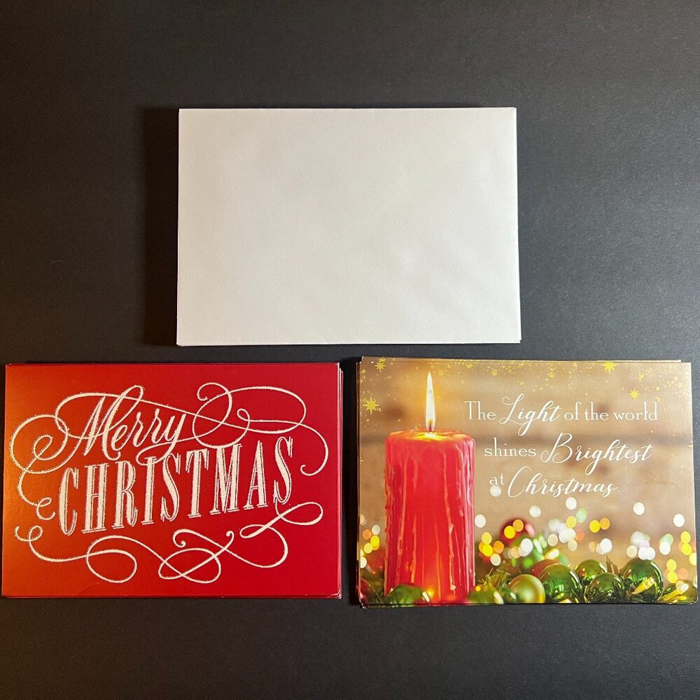 Lot of 15 Light of the World Christmas Holiday Greeting Cards w/ Envelopes